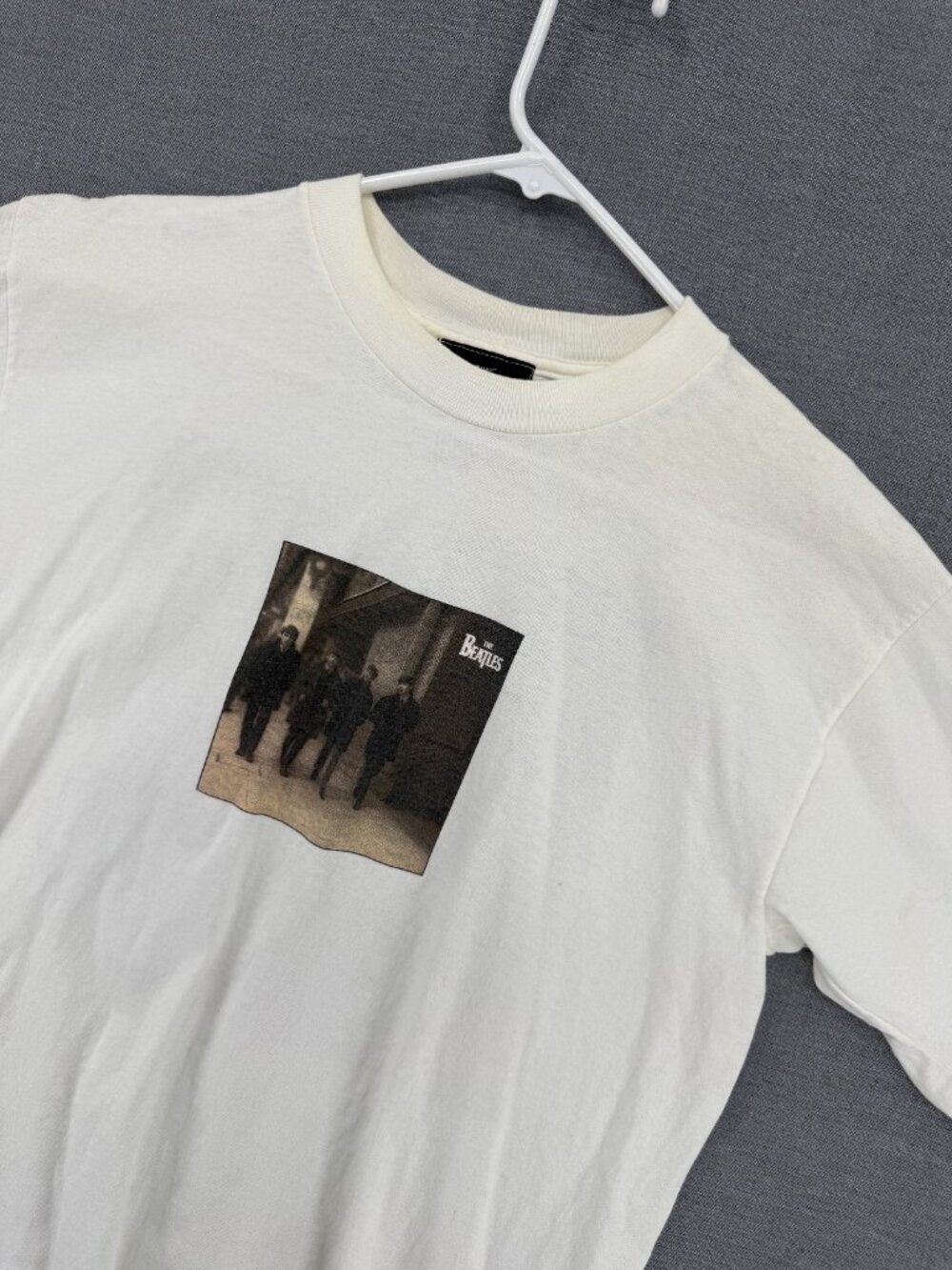 Vtg Apple Corp The Beatles Live at the BBC Double Sided T-Shirt Mens L Tee Y2K